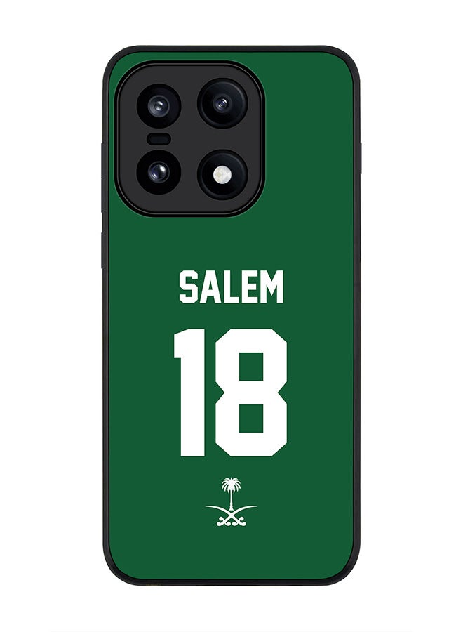 Stylizedd For OnePlus 15 Case,Slim fit Camera Protection, Shockproof Thin Phone cover  - Football - Saudi Arabia,  Salem - Image 1